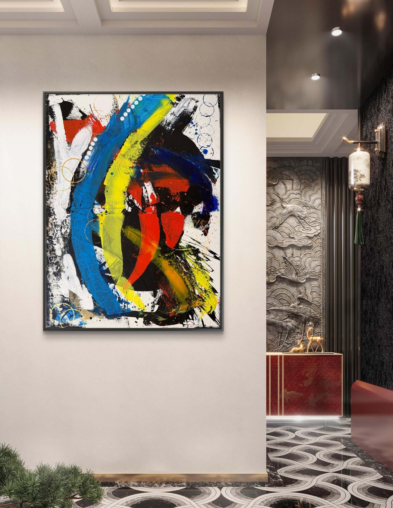 Untitled with frame 47.5" x 35.5"